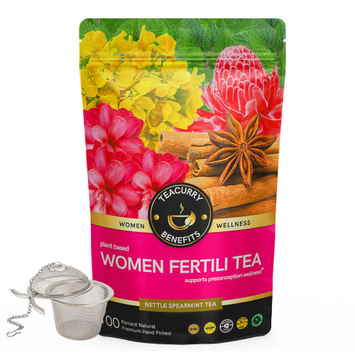 Teacurry Women Fertility Tea Pouch with Infuser