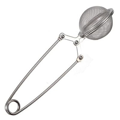 Mesh Ball Tong Tea Infuser with Pincer