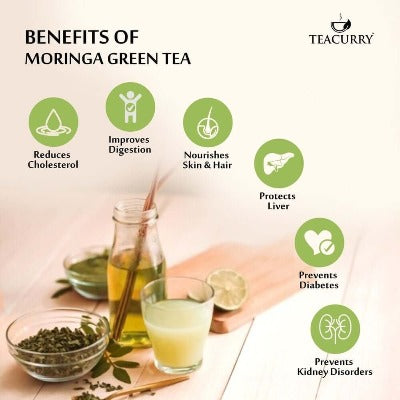 Teacurry Benefits of Moringa Green Tea