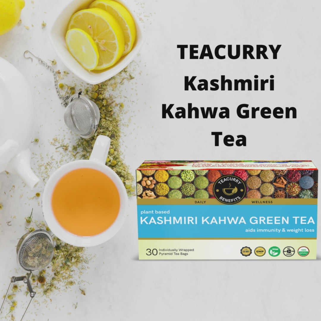 Teacurry Kashmiri Kahwa Green Tea Video