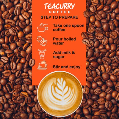 Teacurry Irish Mocha Coffee - steps to prepare