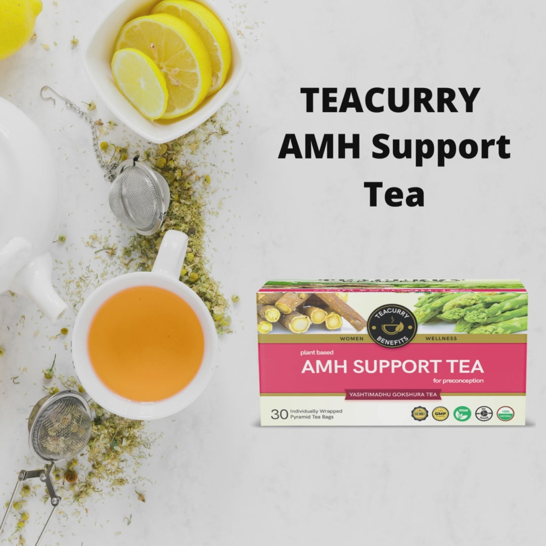 Teacurry AMH Support Tea Video - amh level for fertility - increase amh levels