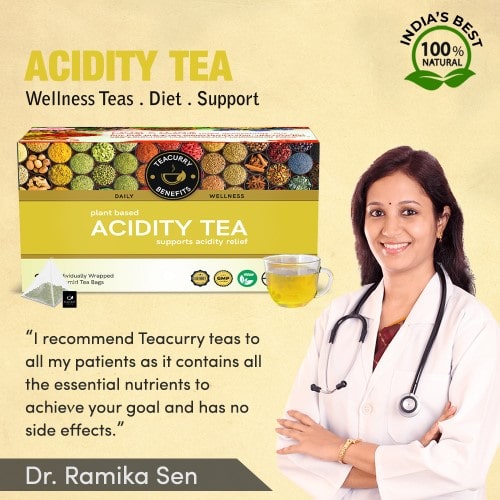 Teacurry acidty tea box approved by ramika sen