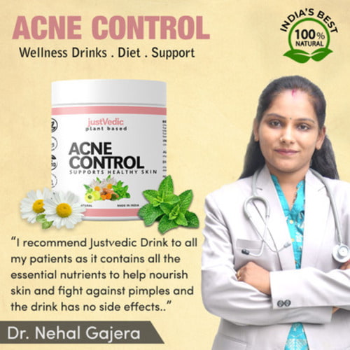 Acne Control Drink mix Recommended by Dr. Nehal Gajera