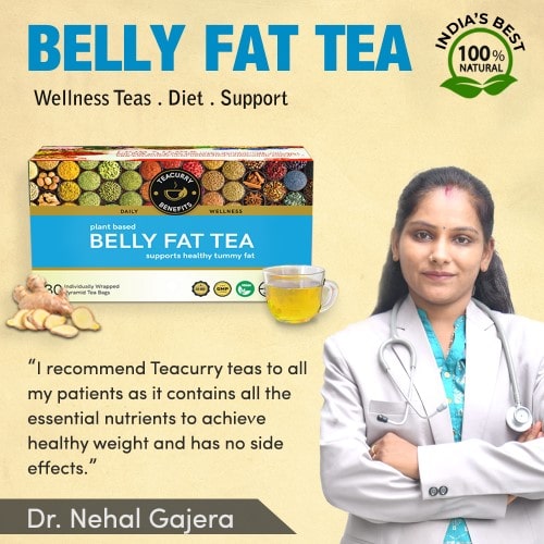 Belly Fat Tea Approved by Doctor Nehal Gejera - green tea for tummy fat