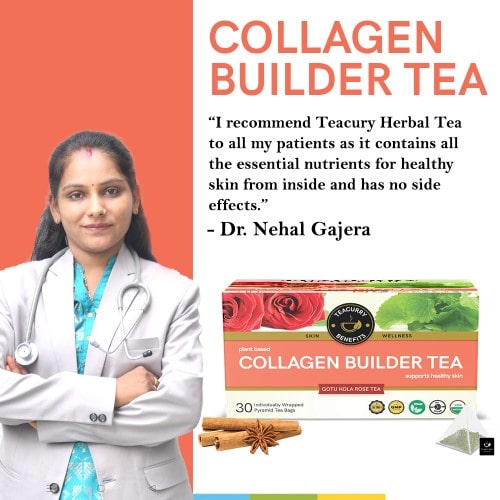 Teacurry Collagen Builder Tea Recommend by Dr. Nehal Gajera