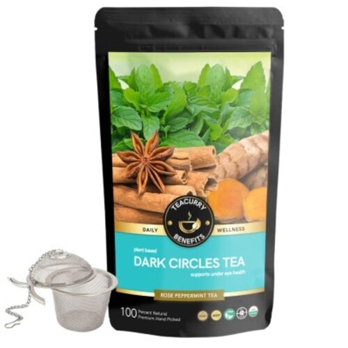 Dark Circles tea pouch image with infuser