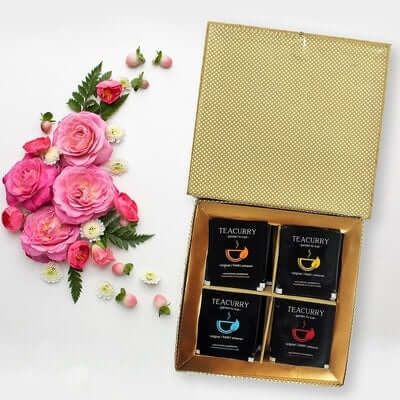 Teacurry Exotic Flowers Gift Box Tea Bags