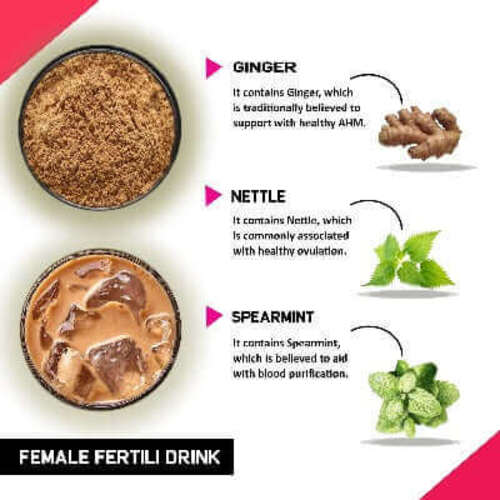 Ingredient image of female fertili drink mix image