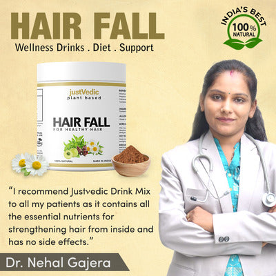 Justvedic Hair Fall Drink Mix Approved By Doctor Nehal Gajera
