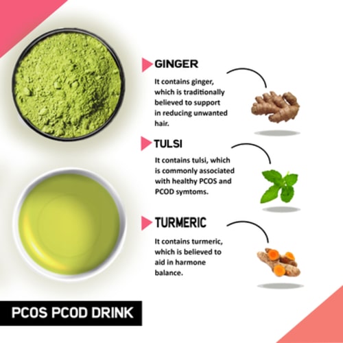 Justvedic PCOS-PCOD Drink Mix Combo Benefits and Ingredients