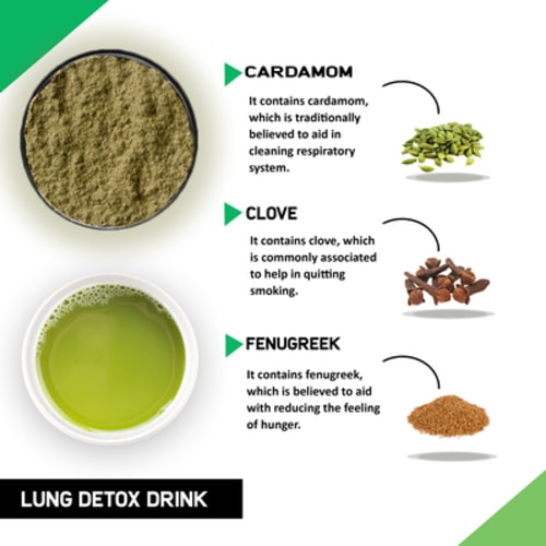 Justvedic Lung Detox Drink Mix Benefits and Ingredients