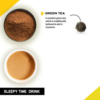 Justvedic Sleepy Time Drink Mix Jar Benefits and Ingredients