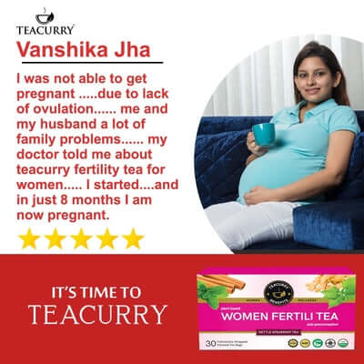 Teacurry Women Fertility Tea Customer Review Image
