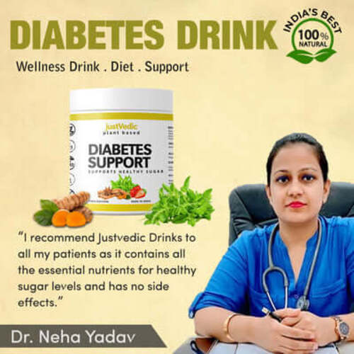 Diabetes Support Drink Mix Recommended by Dr. Neha Yadav