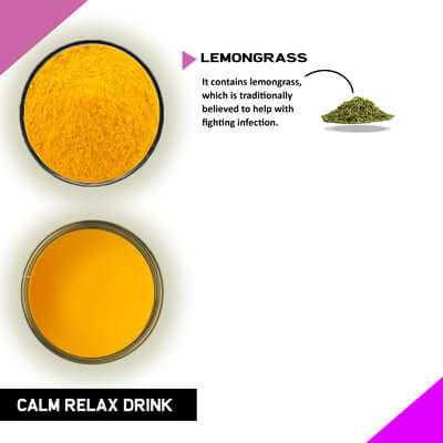 Justvedic Clam Relax Drink Mix Jar benefits and ingredients
