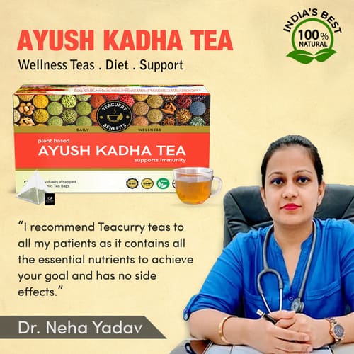 Teacurry Ayush Kadha Tea - suggested by Dr. Neha Yadav