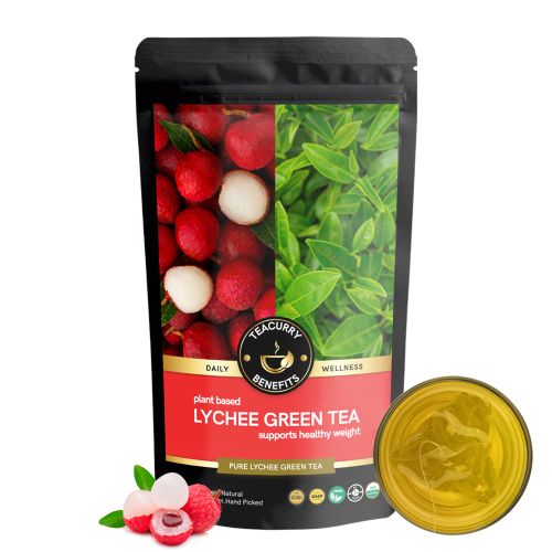 Lychee Green Tea - Helps with Weight Loss and Lower Cholesterol