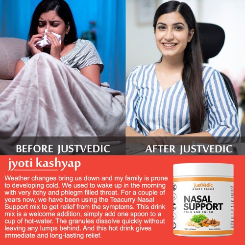 Justvedic Nasal Support Drink Mix reviewed by  Jyoti kashyap