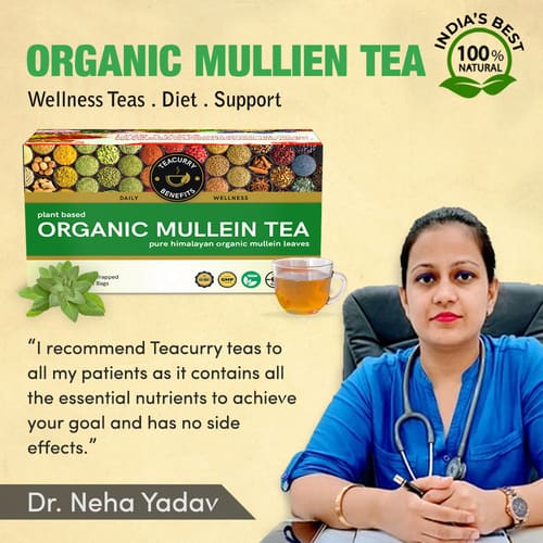 Organic Mullein Tea - Helps in Lung Detox and skin problems