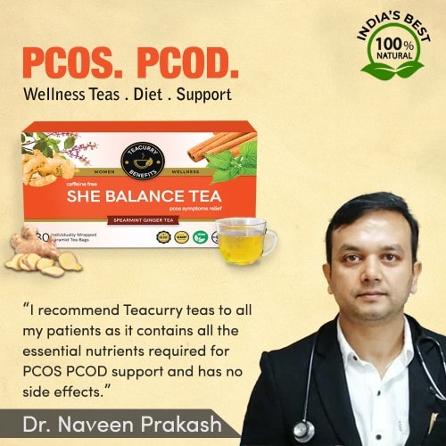 Teacurry PCOS PCOD Tea Approved by Dr. Naveed Prakash - pcos tea benefits