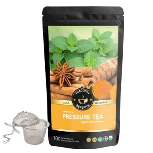 Teacurry Blood Pressure Tea Pouch With Infuser
