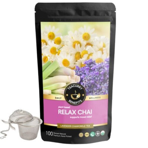 Relax tea pouch with infuser