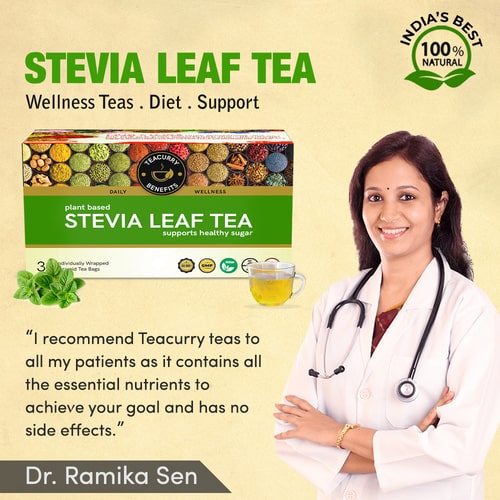 Teacurry Stevia Leaf Tea - recommended by Dr. Ramika Sen
