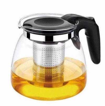 Glass Teapot with Stainless Steel Tea Infuser