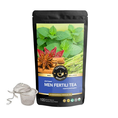 Teacurry Men Fertility Tea Pouch with Infuser