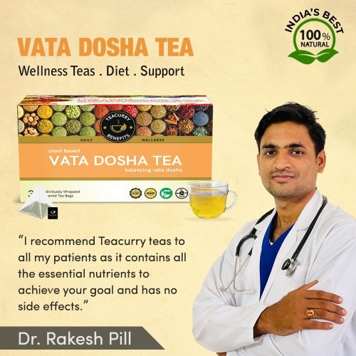 Teacurry Vata Dosha Tea - recommended by Dr.  Rakesh Pill