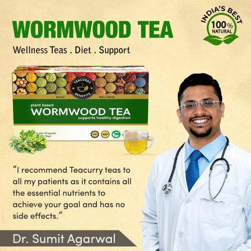 Teacurry Wormwood Tea Approved by Dr. Sumit Agarwal
