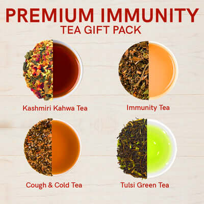  Teacurry 4 Teas in Premium Immunity Gift Box