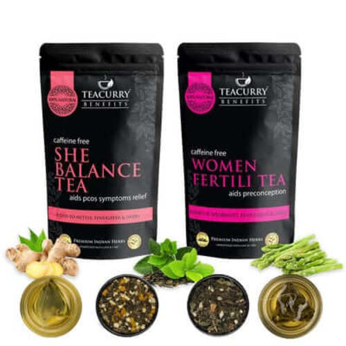 She Balance tea and Women Fertility tea pouch image