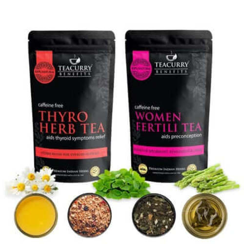Thyro Herb Tea and Women Fertility Tea pouch image 