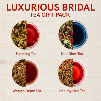 Teacurry Luxurious Bridal Gift Box Loose Tea ingredient