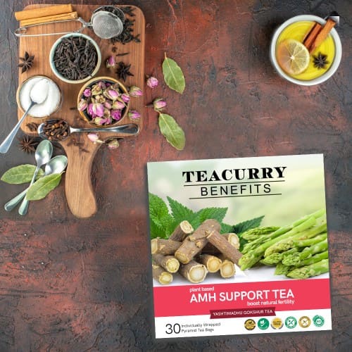 By Teacurry AMH Support Tea - anti mullerian hormone level - amh anti mullerian hormone levels