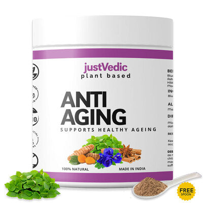 Justvedic Anti-Aging Drink Mix Jar