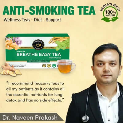 Teacurry Anti Smoking Tea Tea approved by Doctor Naveen Prakash