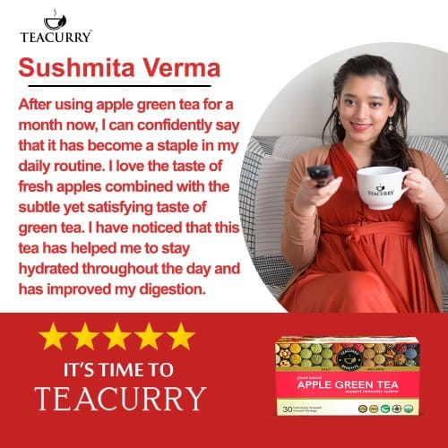 Teacurry Green Tea Feedback Image