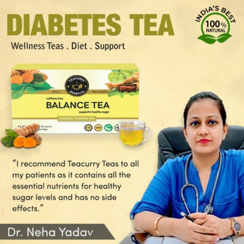 Teacurry Diabetes Tea Recommend by Dr. Neha Yadav