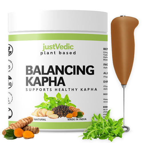Justvediec Balancing Kapha Drink Mix- with frother