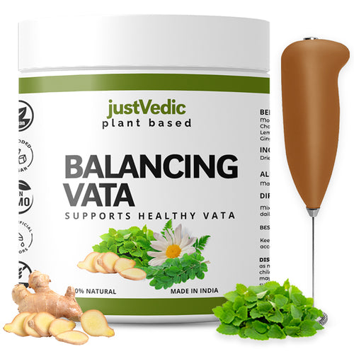 Justvedic Balancing Vata Drink Mix - Helps in Pulsation, Respiration, Circulation & Elimination