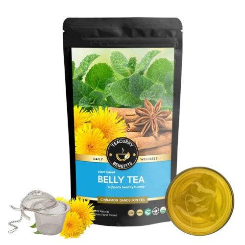 Teacurry Belly Tea Pouch - belly weight loss tea - tea and belly fat