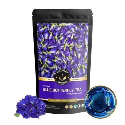 Blue butterfly Tea pouch image