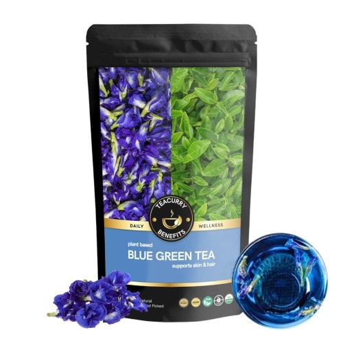 Teacurry Blue Green Tea Pouch