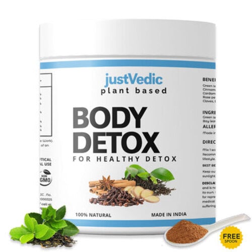 Justvedic Body Detox Drink Mix Jar