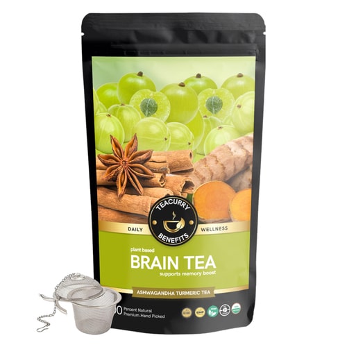 Teacurry Brain Tea with infuser