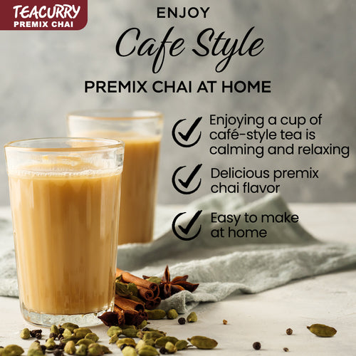 Teacurry Masala Instant Tea Premix - cafe style tea