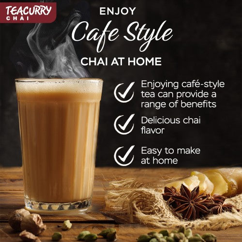 Teacurry Butterscotch Chai - Cafe style chai - tea that taste like butterscotch tea